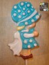 185sp Holly Hobbit Doll Chocolate or Hard Candy Lollipop Mold